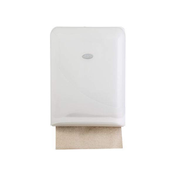 Distributeur de serviettes pliant blanc