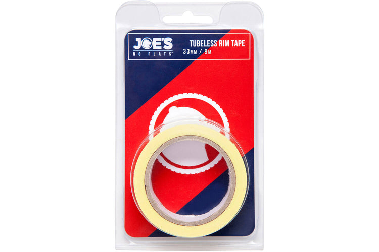 Joe's No Flats Tacheless Rim Slint Yellow 33 mm x 9m