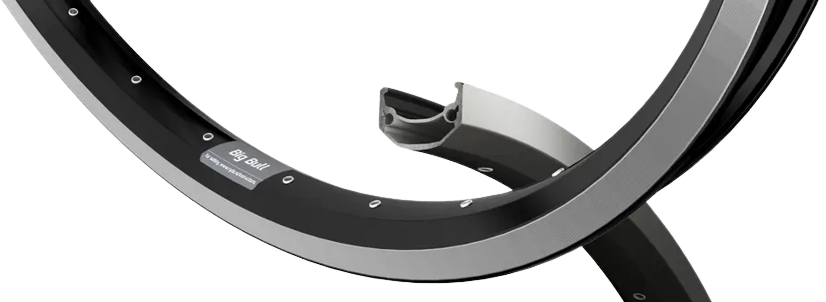 Ryde Velg Bull 26 pouces (559) Black-Silver 32 trous 14g