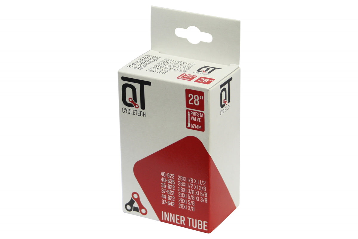 Qtcychectech QT Tube intérieur SV17 28 pouces 37 42-622 28x13 8 SV 52 mm 2217384
