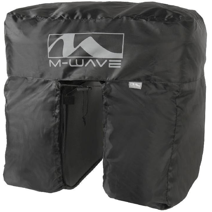 M-wave m-wave couverture de pluie universelle pour le sac à vélo double