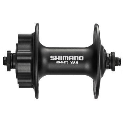 Shimano hb-m475 moyeu avant frein à disque 6 trous patte 32 trous noir mat