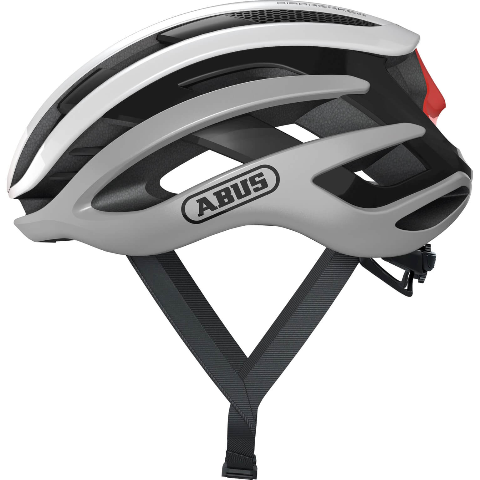 ABUS CASHET Airbreaker Silver White L 59-61cm