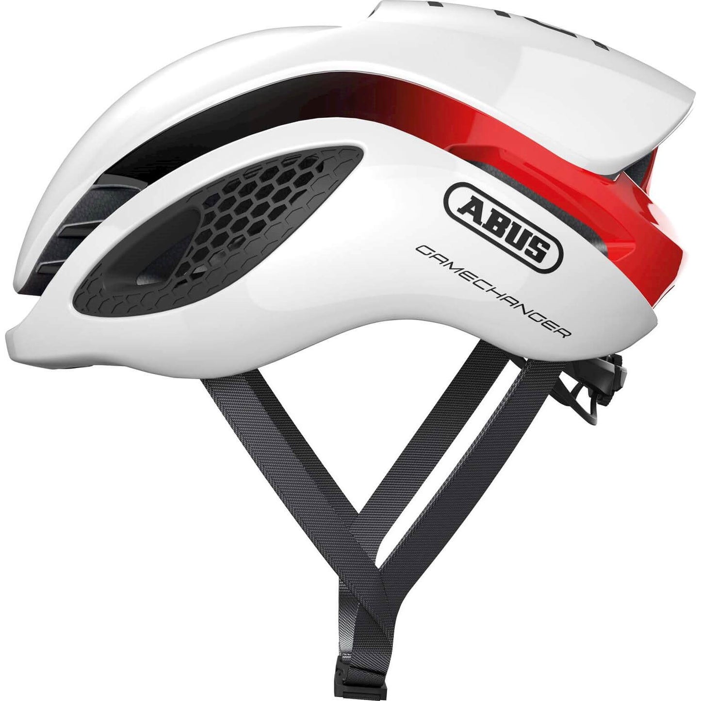 ABUS CASHET GAMECHANGER WHITE RED S 51-55CM