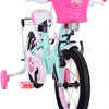 Volare Ashley Children's Bicycle - Girls - 14 pouces - vert - deux freins à main