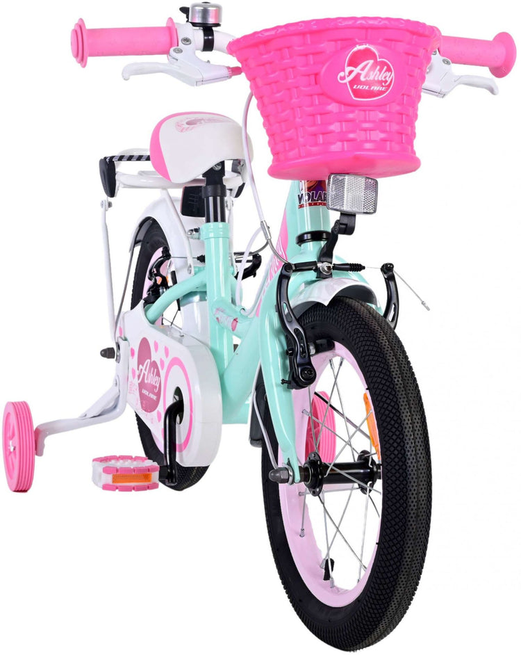 Volare Ashley Children's Bicycle - Girls - 14 pouces - vert - deux freins à main