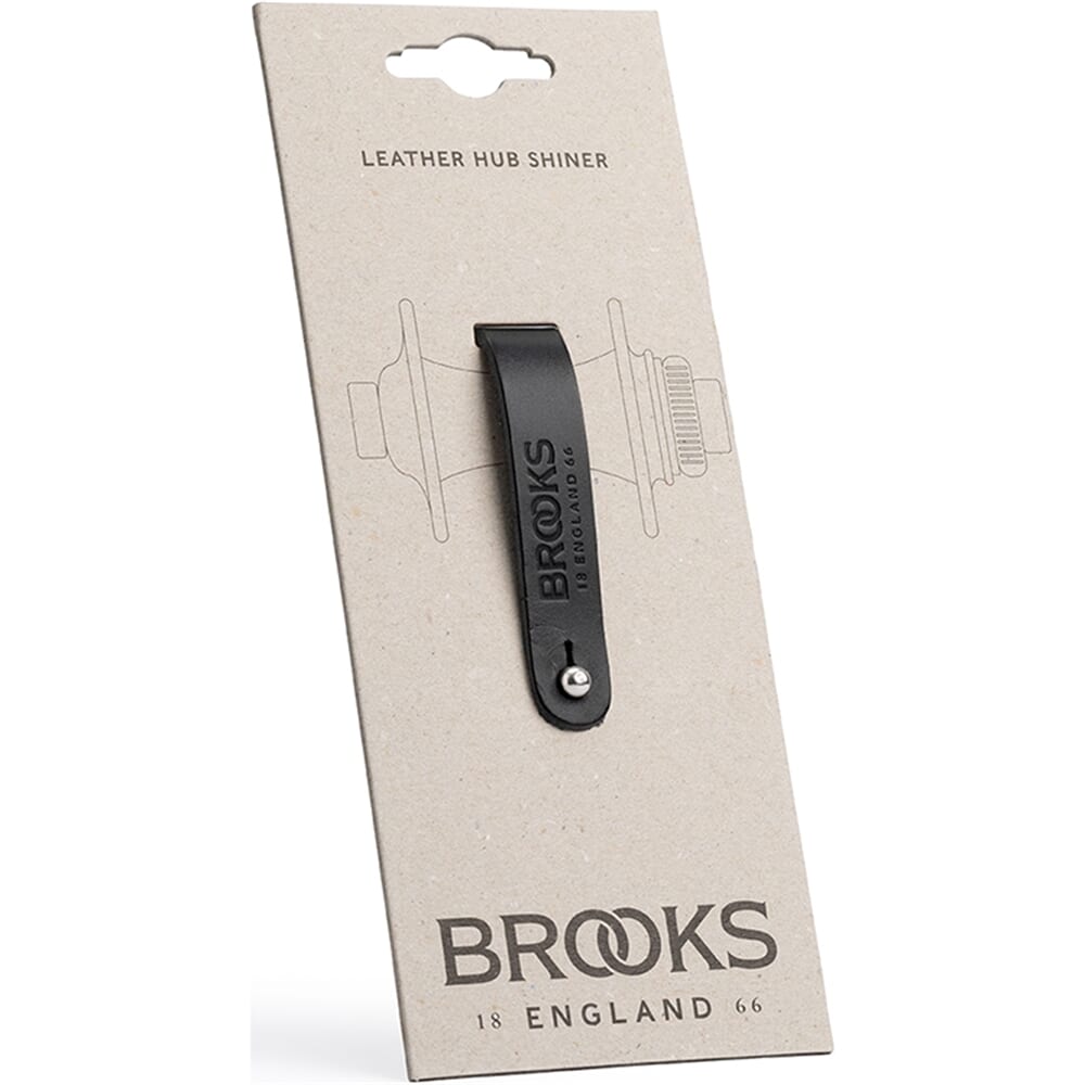 Brooks Leather Hub Shiner Black