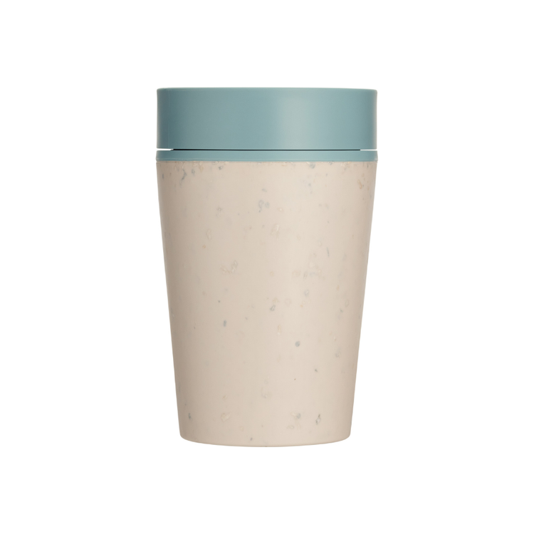 Circular Co. Tasse de café Circulaire 227 ml de crème bleu