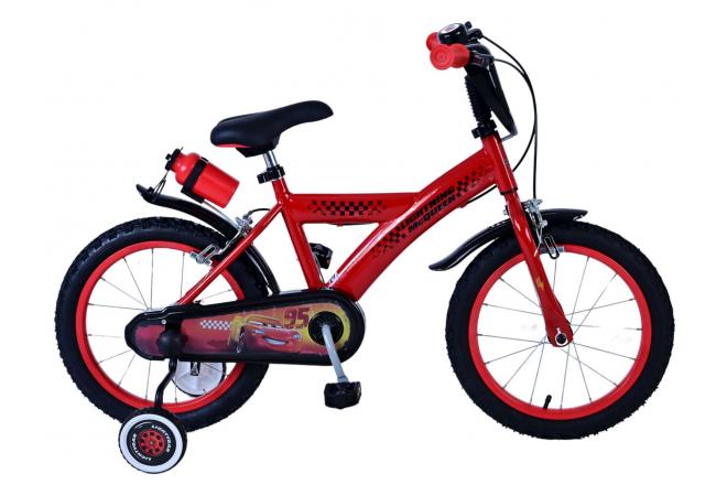 Disney Cars Children's Bicycle - Boys - 16 pouces - Rouge - Freins à deux mains