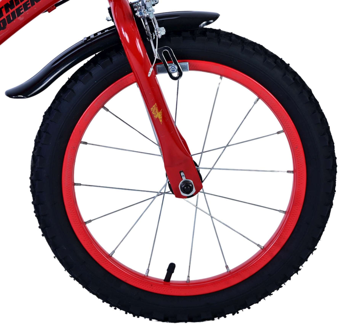 Disney Cars Children's Bicycle - Boys - 16 pouces - Rouge - Freins à deux mains