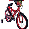 Disney Cars Children's Bicycle - Boys - 16 pouces - Rouge - Freins à deux mains