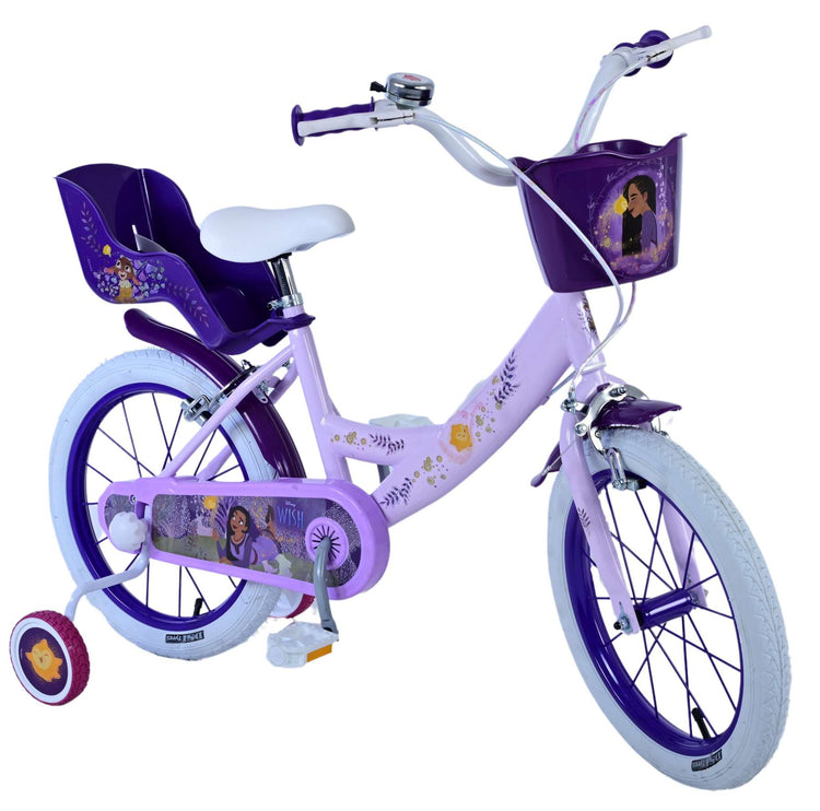 Souhaiter les filles de Kinderfiets 16 pouces pourpre deux freins à main