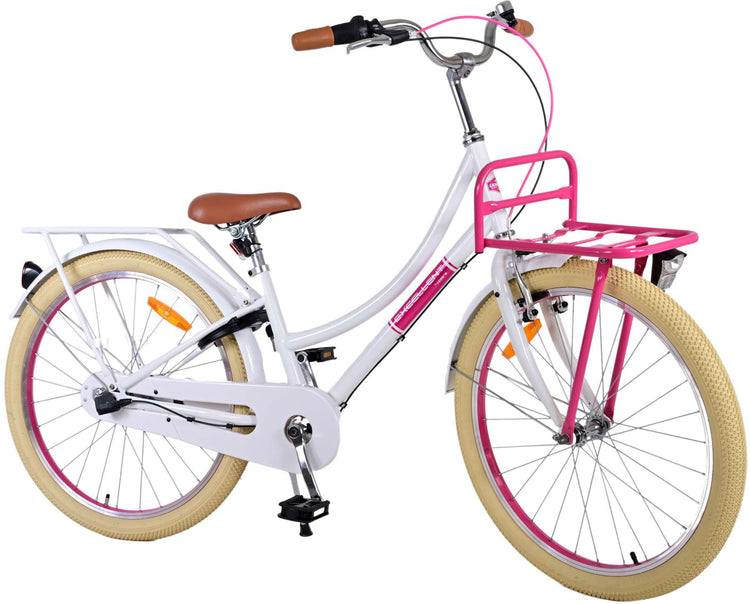 Volare Excellent vélo pour enfants - Girls - 24 pouces - blanc - 3 engrenages