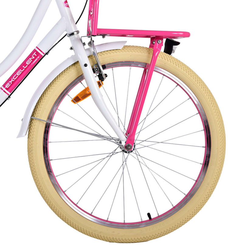 Volare Excellent vélo pour enfants - Girls - 24 pouces - blanc - 3 engrenages
