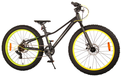 Volare Gradient Children's Bicycle - Boys - 24 pouces - jaune vert noir - 7 vitesses - collection Prime