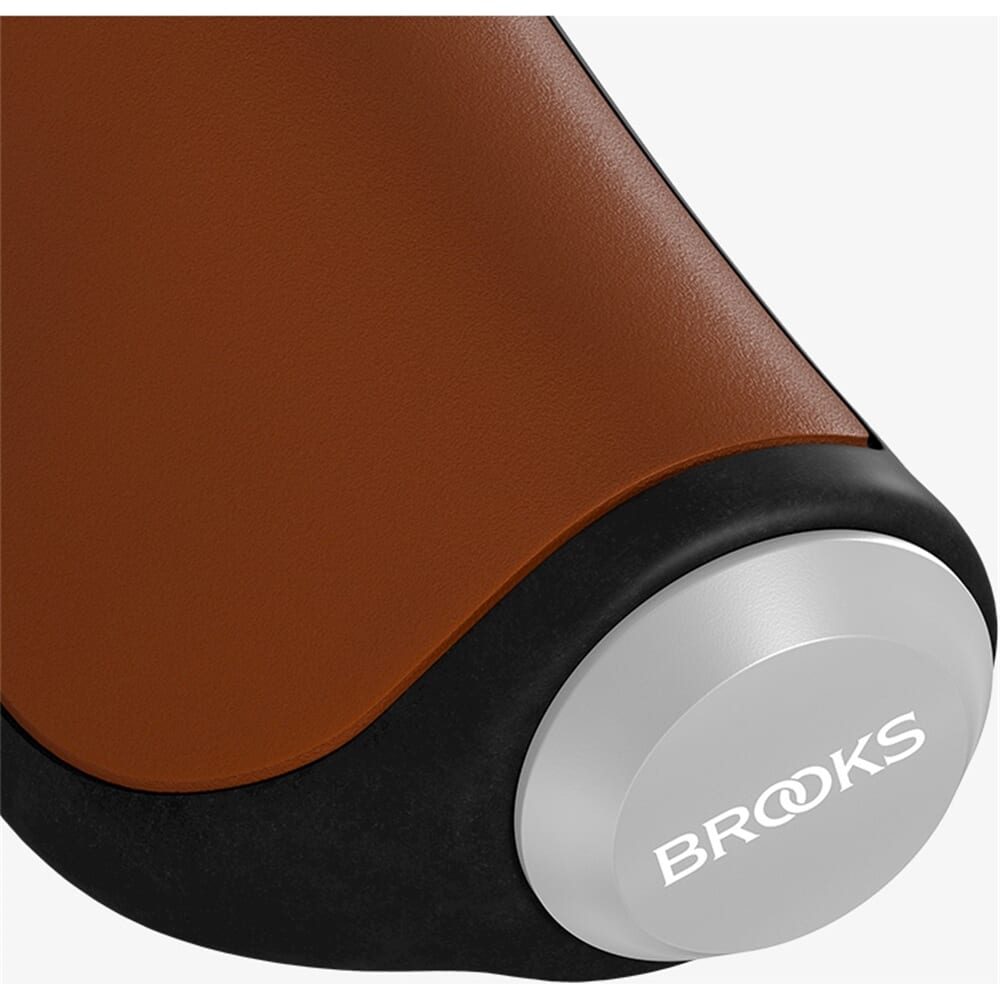 Brooks gère la poignée en cuir ergonomique 100 130 mm miel