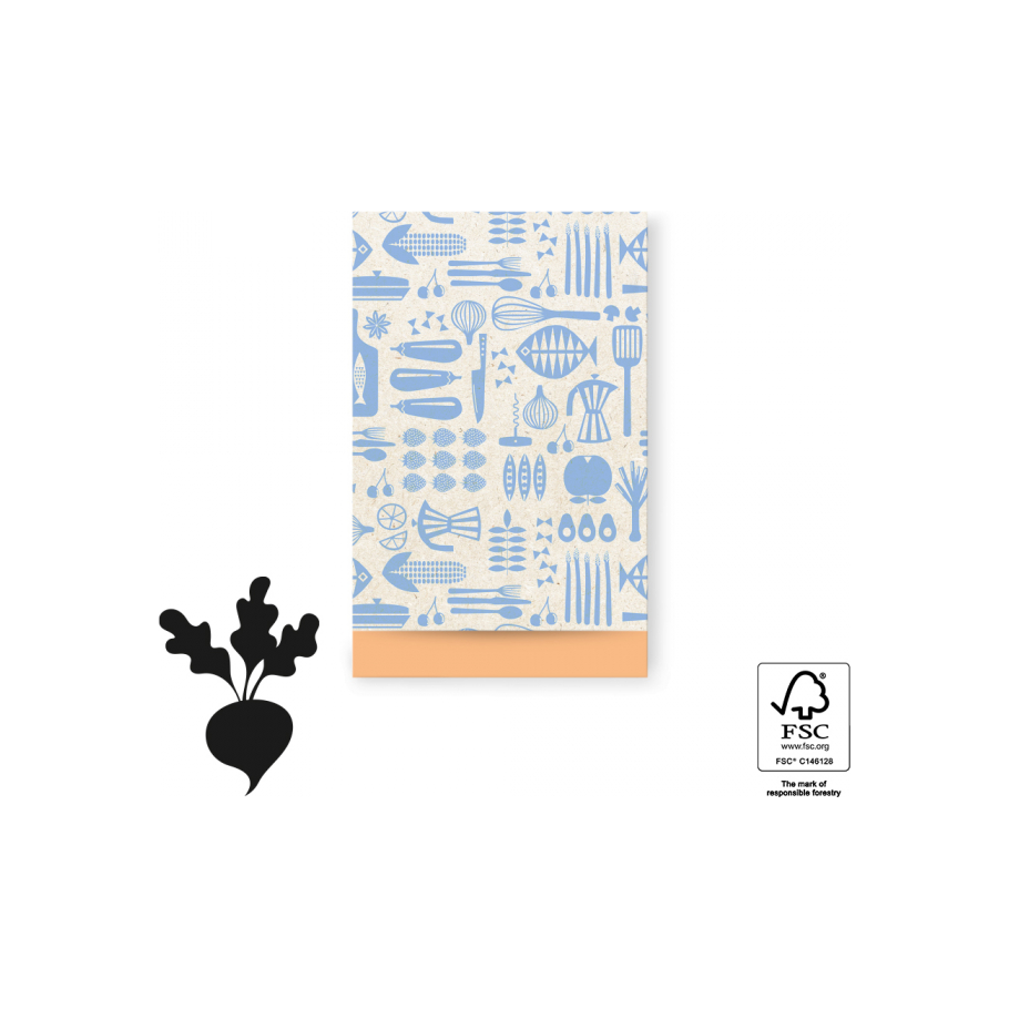 Sacs-cadeaux House of Products goodies bleu clair 12x19cm 200st