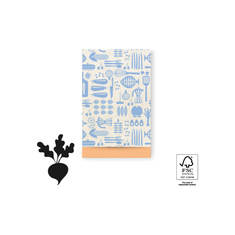 Sacs-cadeaux House of Products goodies bleu clair 12x19cm 200st