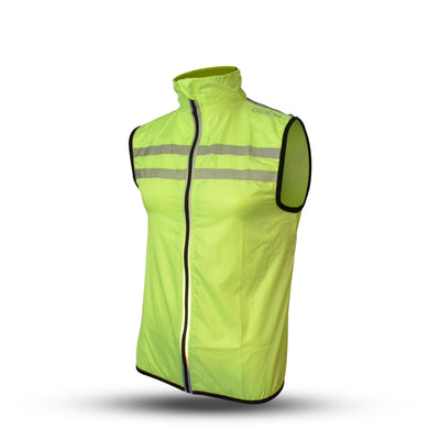 Gato Windbreaker Mesh Vest Neon Yellow Extra Small