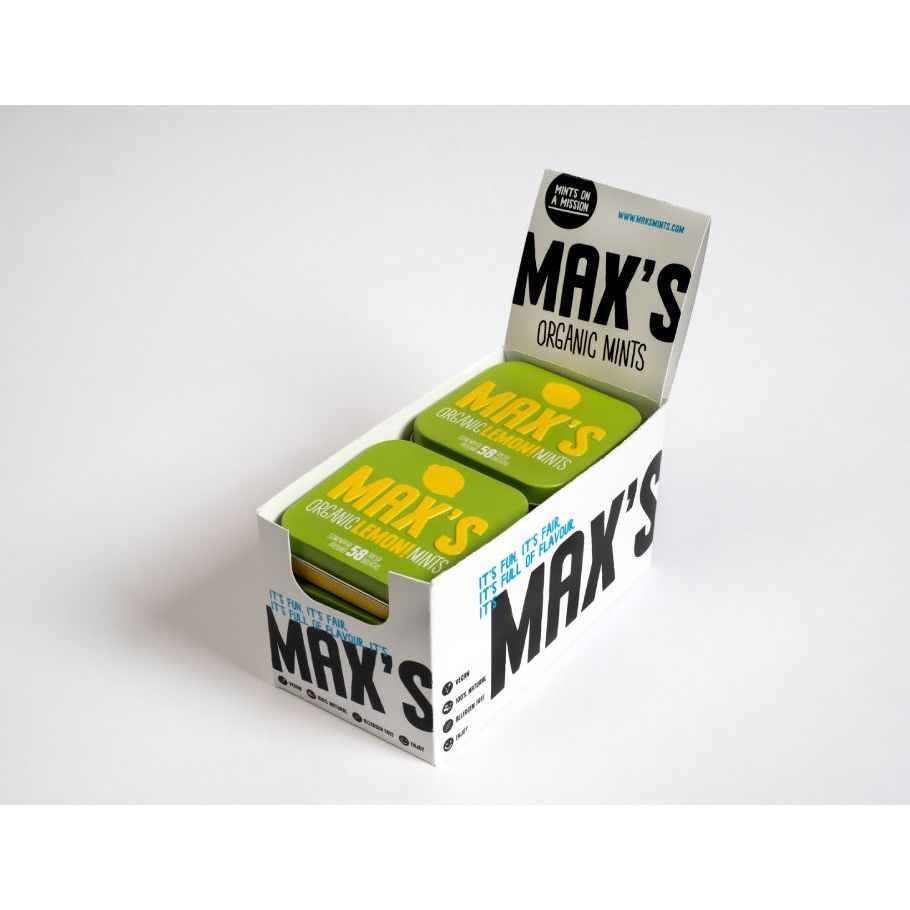 Les menthes de menthes organiques max affichent 8 pièces (35gr)