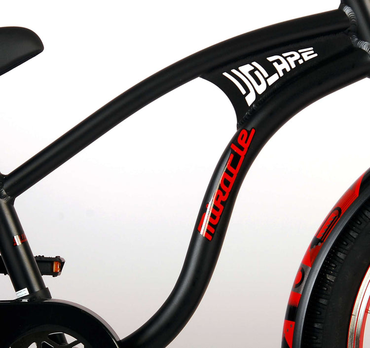 Volare Miracle Cruiser Children's Bicycle - Boys - 20 pouces - Matt Black - Prime Collection