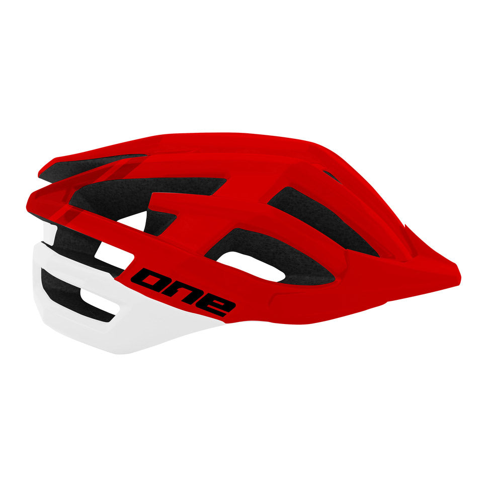 Un seul Helm Mtb Race M L (57-61) Rouge blanc