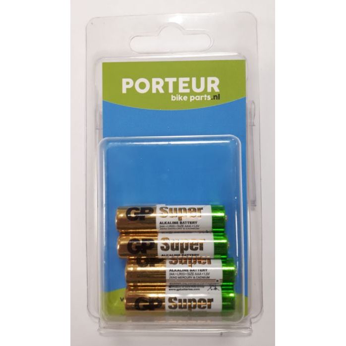 PORTUR PORTUR PORTUR AAA ALCALIN PAR 4ST