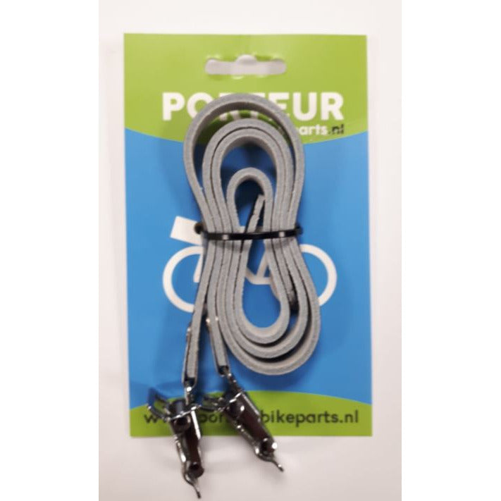 Toeclips portur ceintures en cuir noir