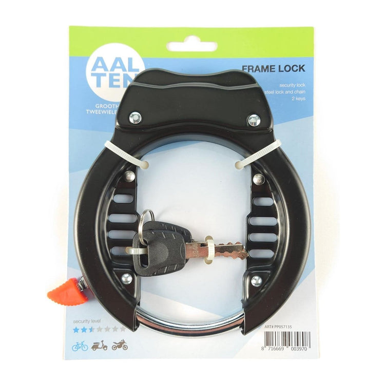 Slot portur portur ringslot acier noir