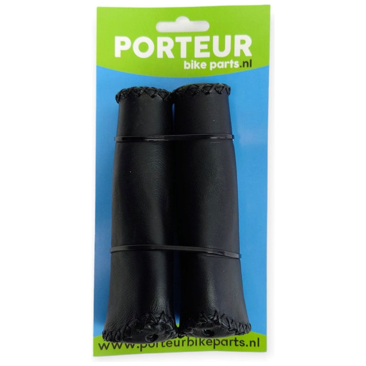 Poignées porturiques aile en cuir portur noir