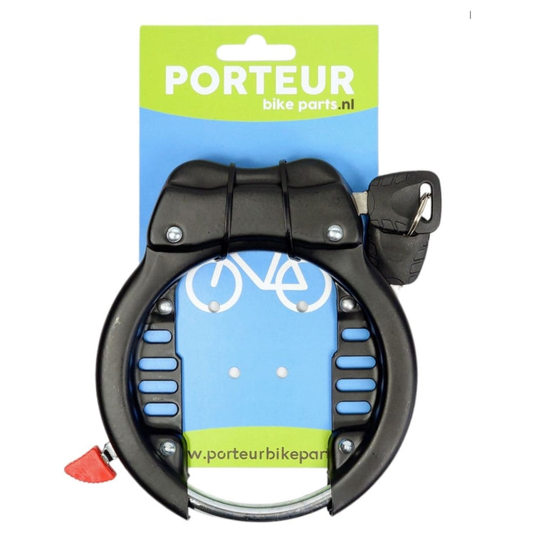 Slot portur portur ringslot acier noir