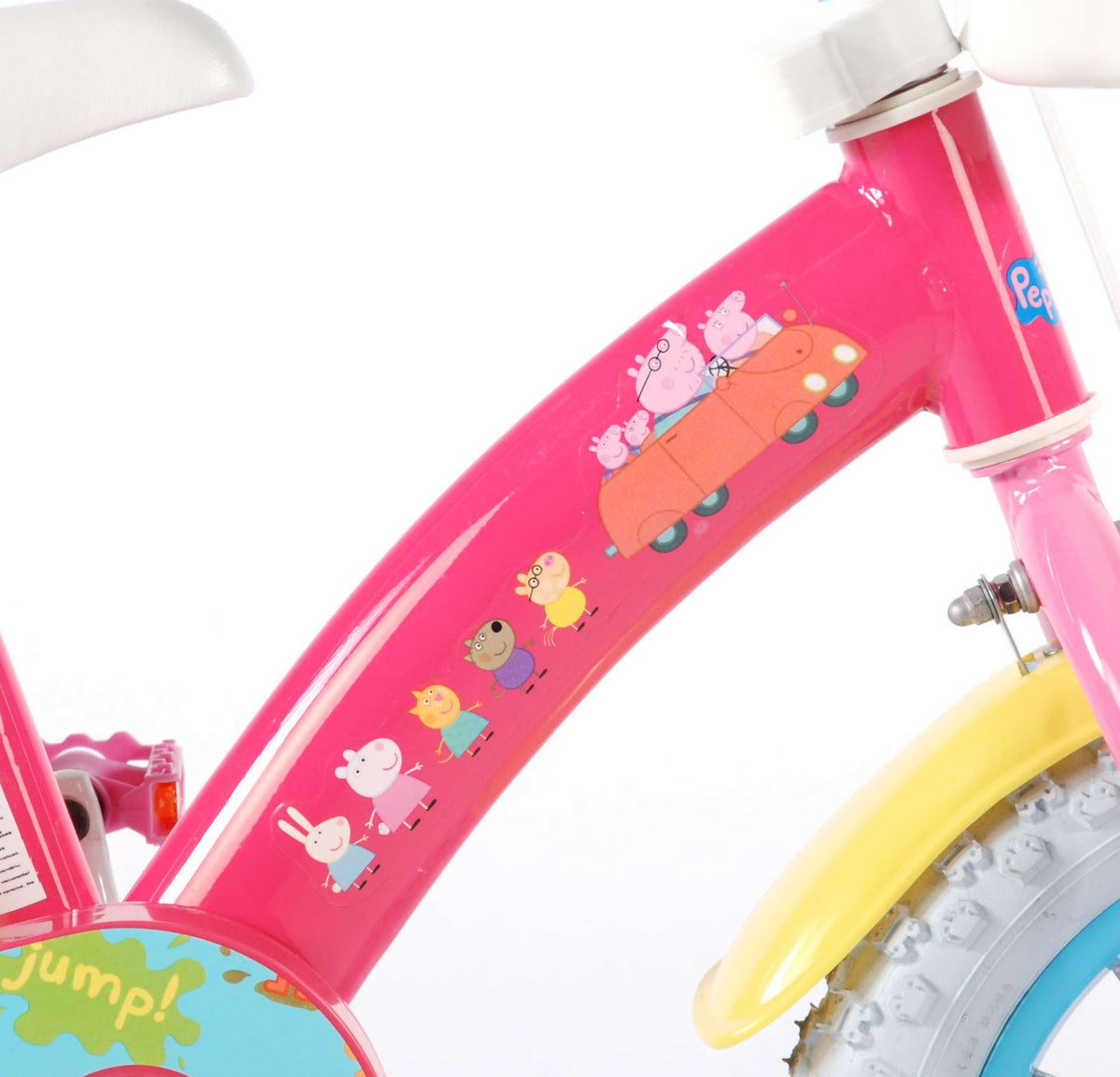Vélo pour enfants Peppa Pig - filles - 12 pouces - rose