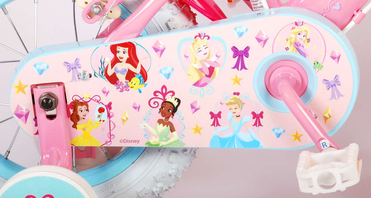 Disney Princess Children's Bicycle - Girls - 12 pouces - Pink - deux freins à main