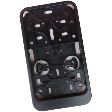 Support de plaque d'immatriculation 100x175 Plastique noir NL