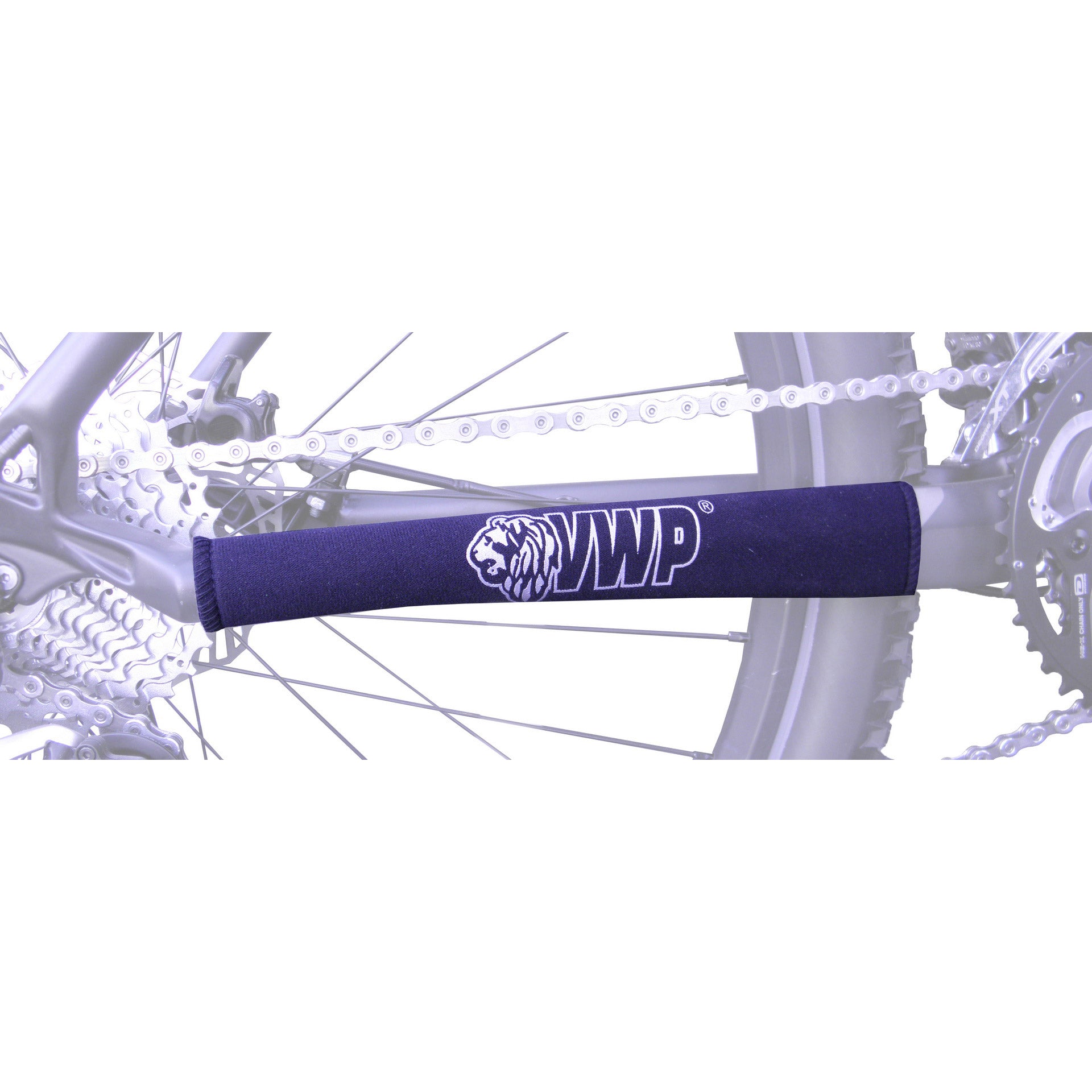 VWP Arrière Fork Protector néoprène noir avec imprimé