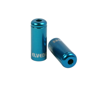 Chapeau de câble Elvedes 5 mm bleu en aluminium (10e)