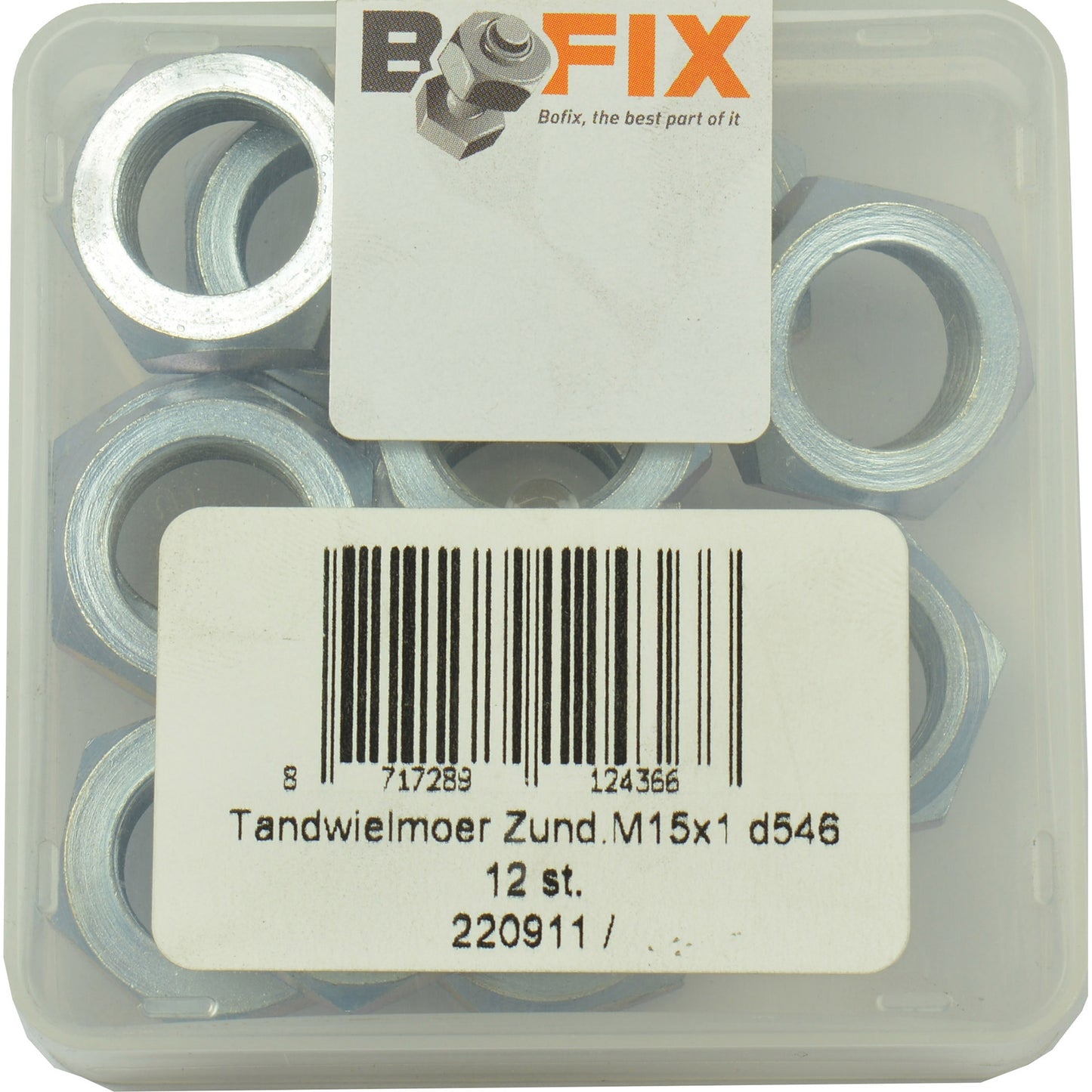BOFIX 220911 ÉCROUGEMENT DE TRAVAIL M15X1 SW22 7MM P 12
