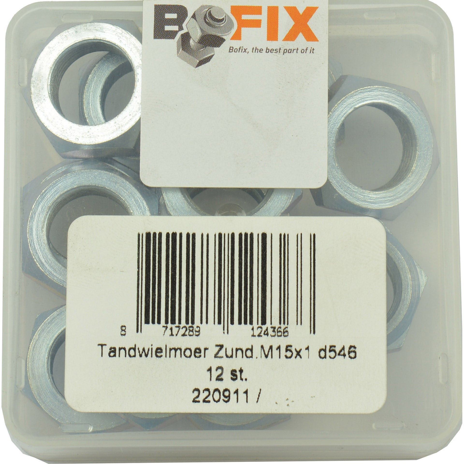 BOFIX 220911 ÉCROUGEMENT DE TRAVAIL M15X1 SW22 7MM P 12