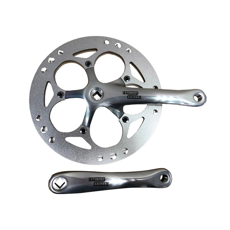 SA CRANKSET Silver 56T 170 mm FCSS56 Single Chainguard
