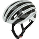 Casque de course sportive des sports de sports olympiques Ravel REFLENCE 51-56 GLOSS BLANC