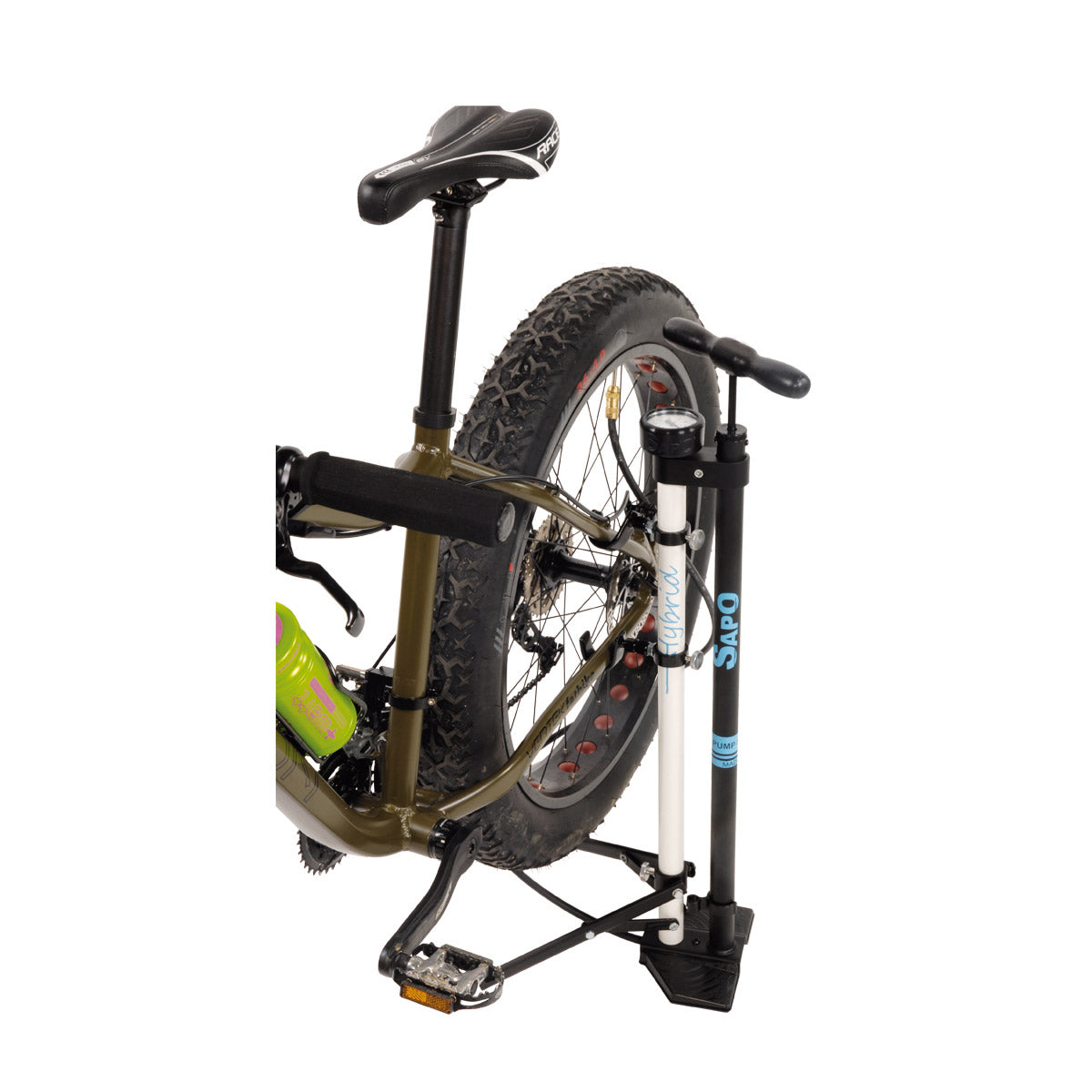 Pompe de plancher hybride SAPO m Standard du vélo M Manomètre HV FV AV