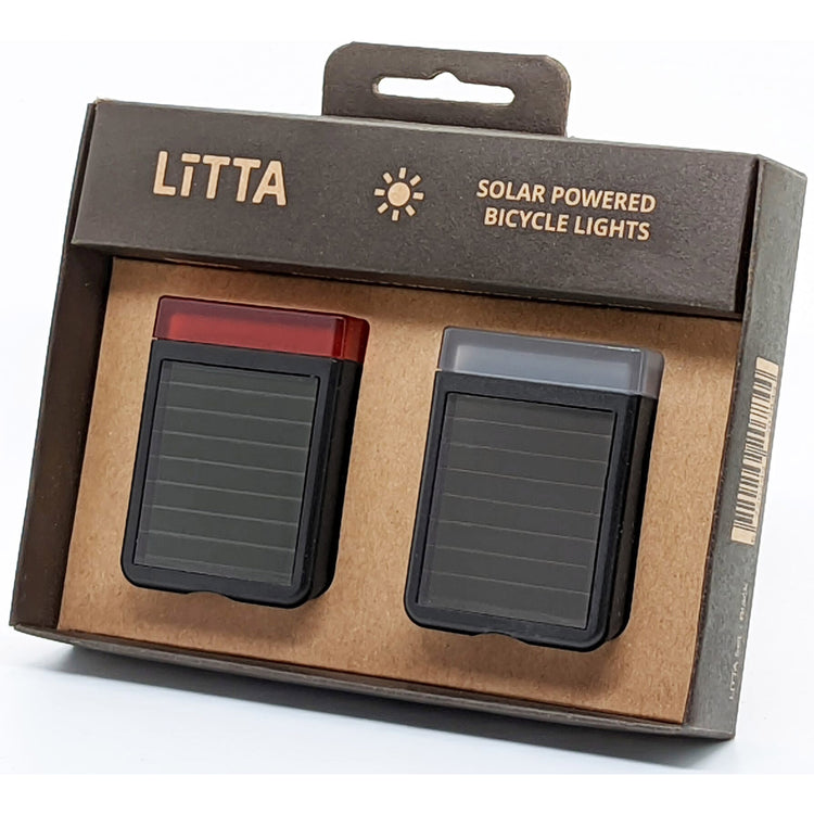 Litta Lighting Set LED sur l'énergie solaire Gray orageux