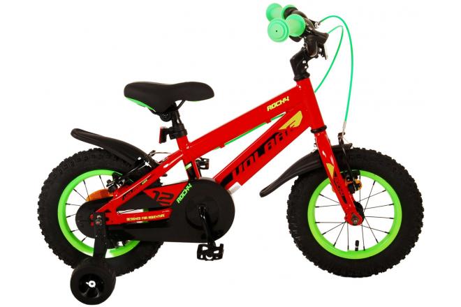 Volare Rocky Children's Bicycle - Boys - 12 pouces - Red - deux freins à main