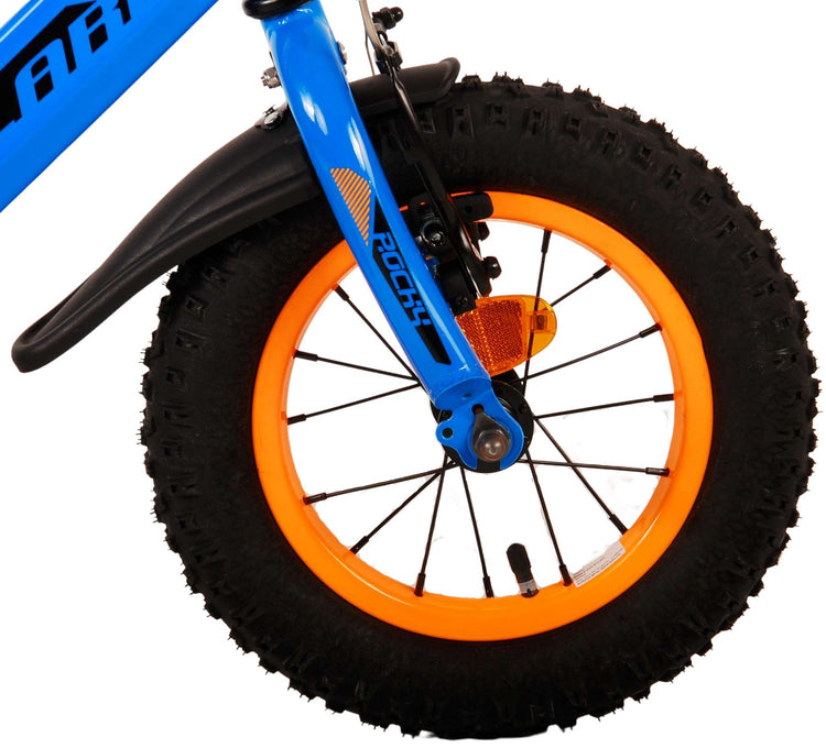 Volare Rocky Children's Bicycle - Boys - 12 pouces - Bleu - deux freins à main