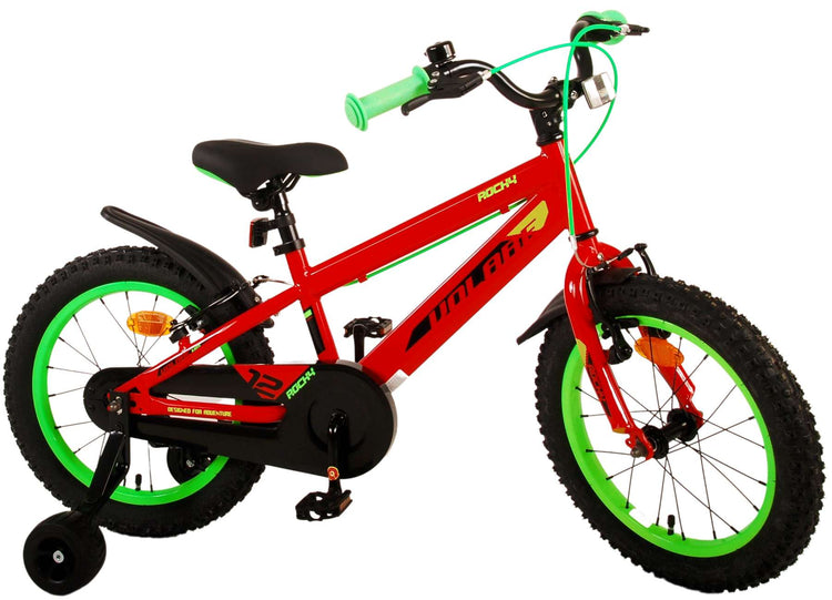 Volare Rocky Children's Bicycle - Boys - 16 pouces - Red - deux freins à main
