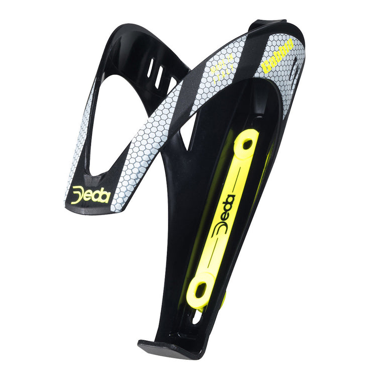 Deda Bidone Holder Gabbia noir avec imprimé jaune