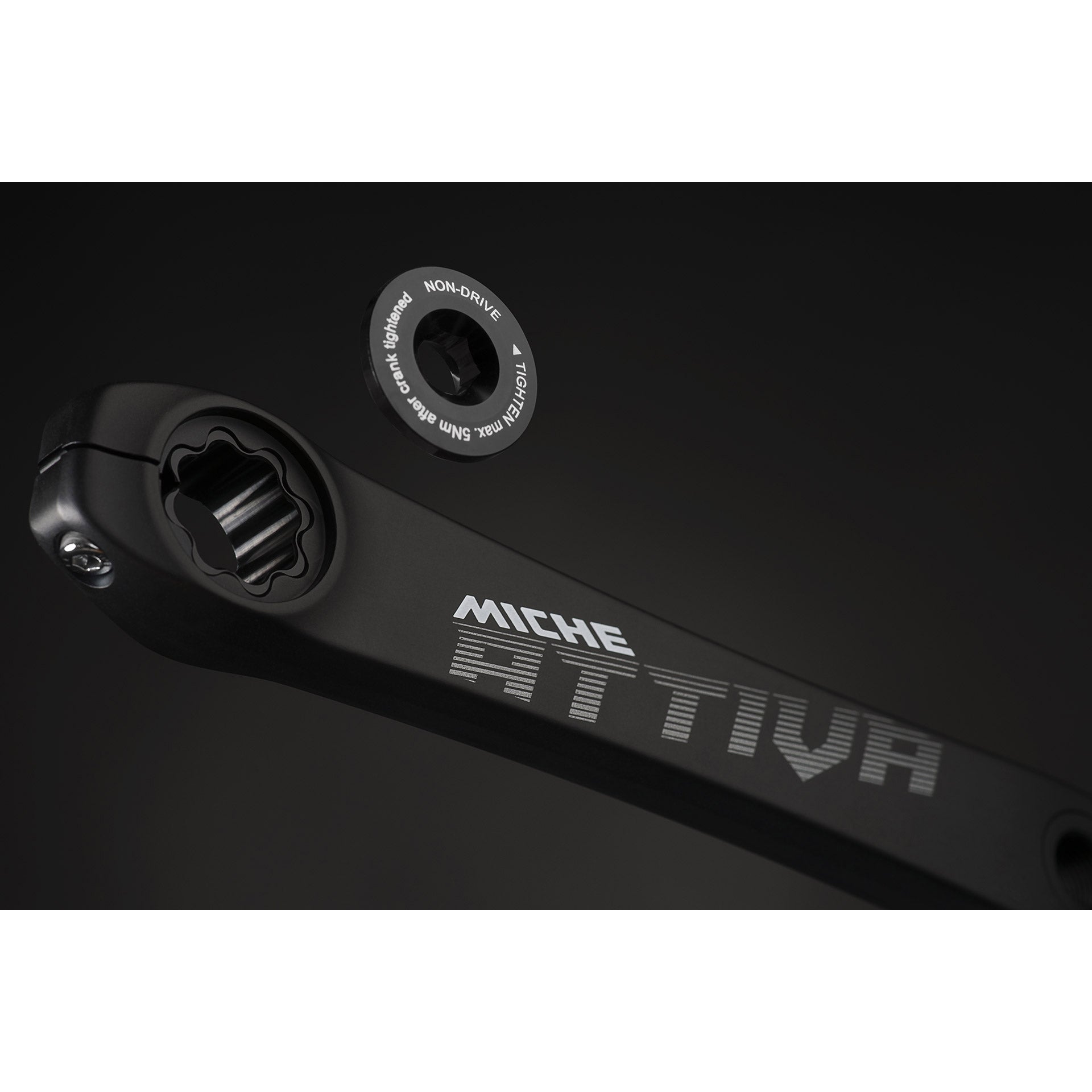 Miche Cranket Attiva avec SRM Powerpeter 175mm 36 52 Boîte