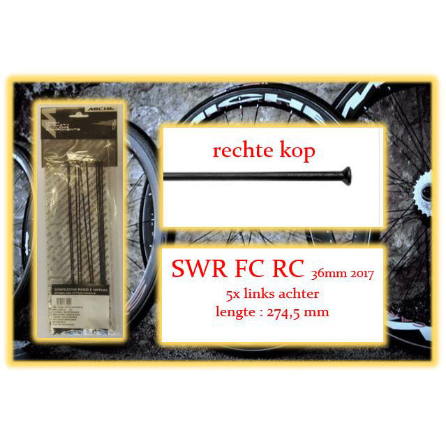 Miche Spaak + Nip. 5x La SWR FC RC 36 mm Rim 2017