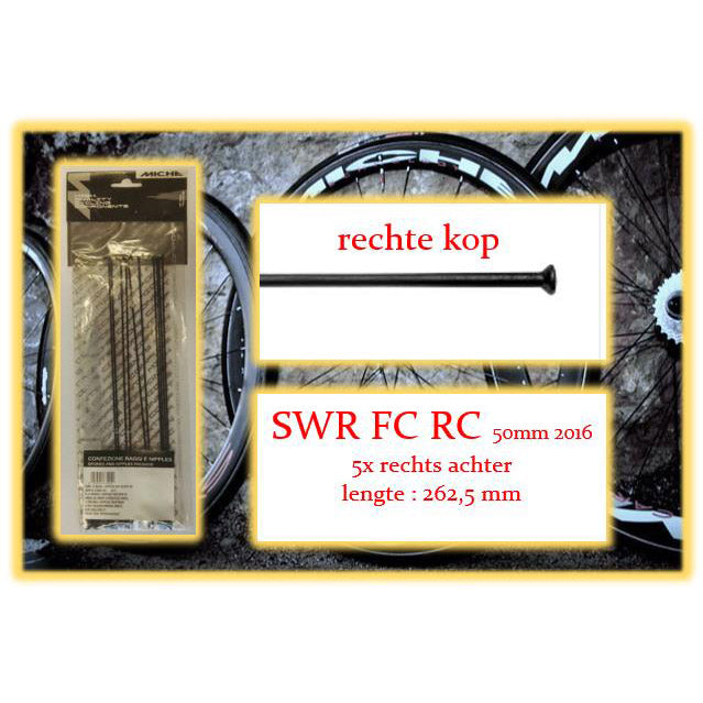 Miche Spaak + Nip. 5x RA SWR FC RC 50 mm RIM 2016