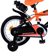 Volare Sportivo Children's Bicycle - Boys - 14 pouces - Néon Oranje Black - deux freins à main - afbeelding 3